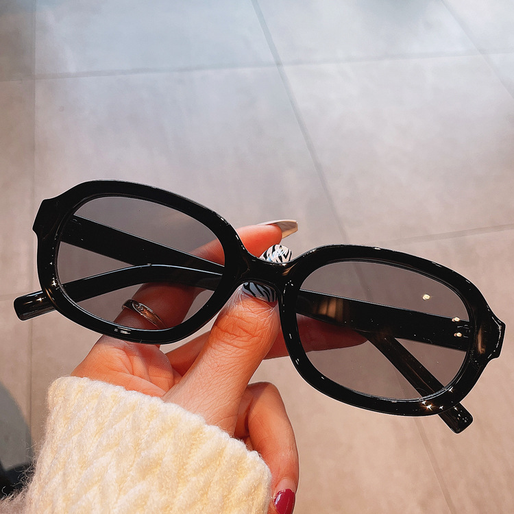 D0087 new high-end sunglasses, Polaroid lenses, women's eyeglass frames, men's metal sunglasses, European and American retro cat eye fashion