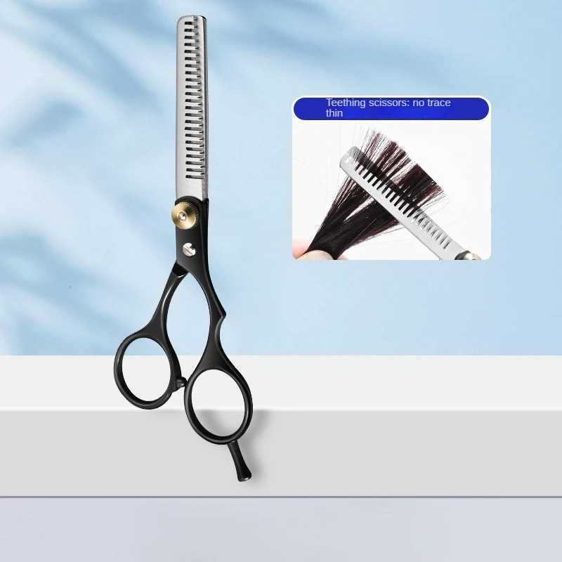 Set Hairdressing Scissors 6 Inch Scissors Kit Tool for Cutting Thinning Hair Comb Barber Accessories Salon Hairdressing ShearsXJ2411