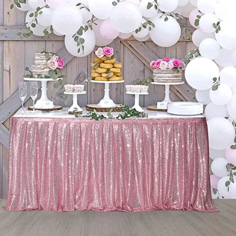 Glitter table glitter table birthday party decoration wedding event rectangular glitter table decoration 241031