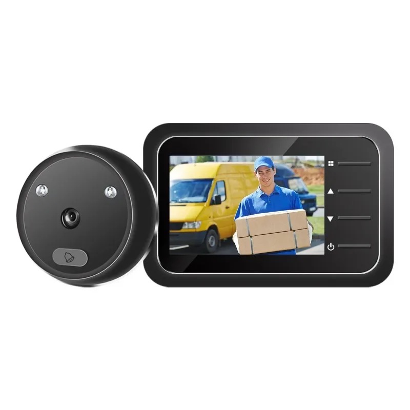 2024 2.4Inch LCD Peephole Camera IR Night Vision Video Eye Door Bell Visual Doorbell Smart Home Camera2. Outdoor 1.