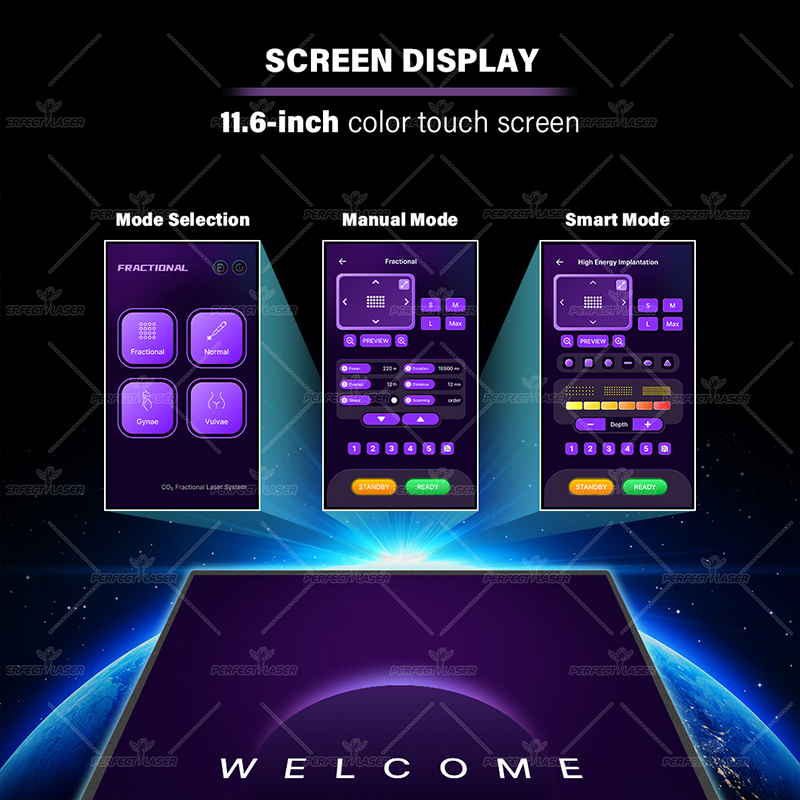 High Precision CO2 Fractional Laser System for Dermal Revitalization, Anti-Aging, and Pore Reduction Complete Skin Care Solution with Extended Warrant