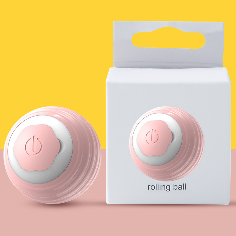 Cat Toys Gravity Intelligent Rolling Ball USB Charging Pet Accessorie Grinding Teeth Resistant To Bite Amuse Pet Toys