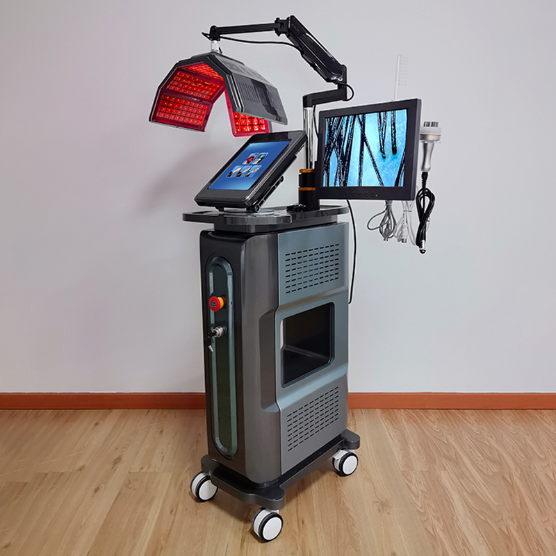 Effective Lampshade Hair Regrowth Machine Anti Hair Loss Treatment Beauty Equipment 262 Laser Beads