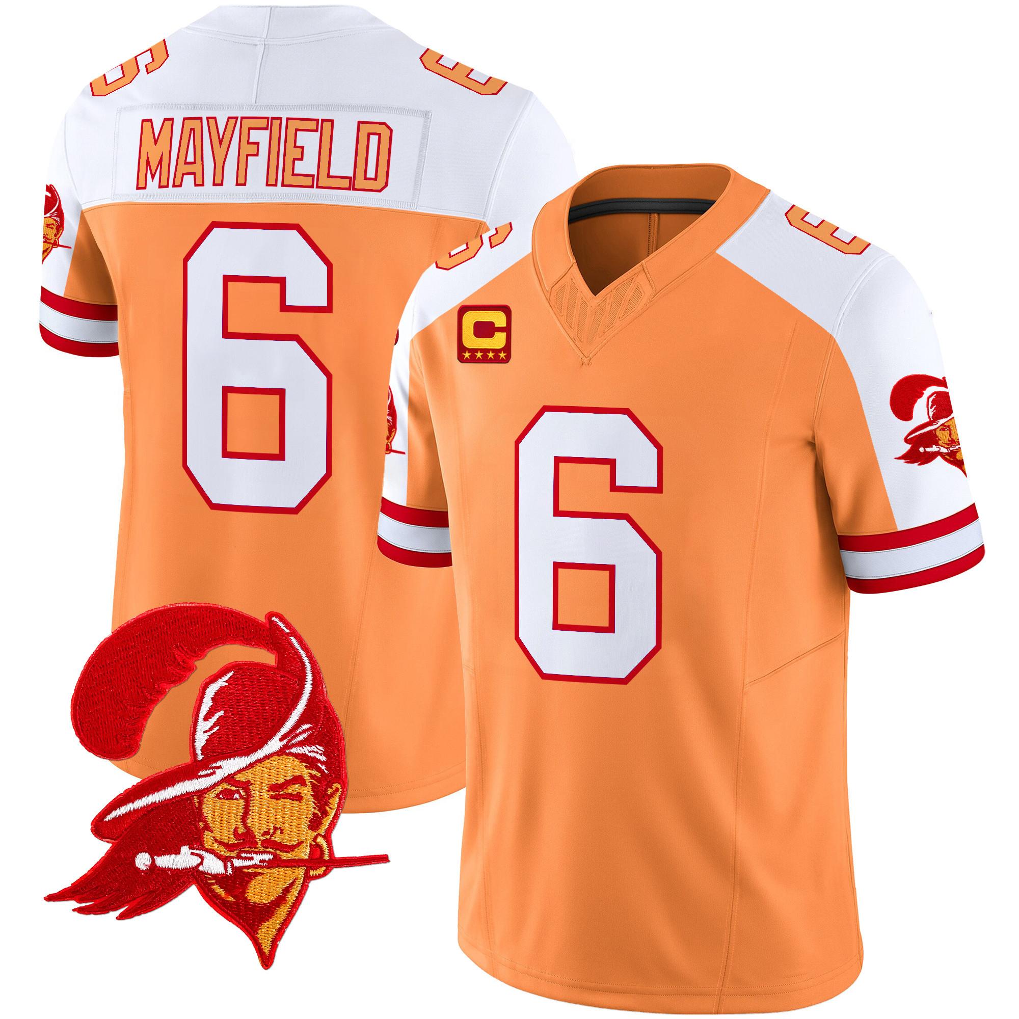 2024 Baker Mayfield Football Jerseys Mike Evans Chris Godwin Antoine Winfield Jr Vita Vea TOM BRADY Bucky Irving Devin White Lavonte David Alst