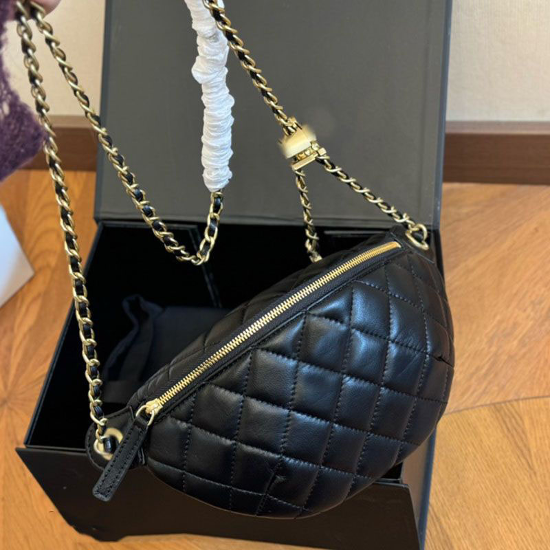 NEW 2024 Fashion Classic bag Designers bags Fanny pack Women Leather Chain bag Womens crossbody Vintage Clutch Tote Shoulder Messenger bags Armpit bag19m