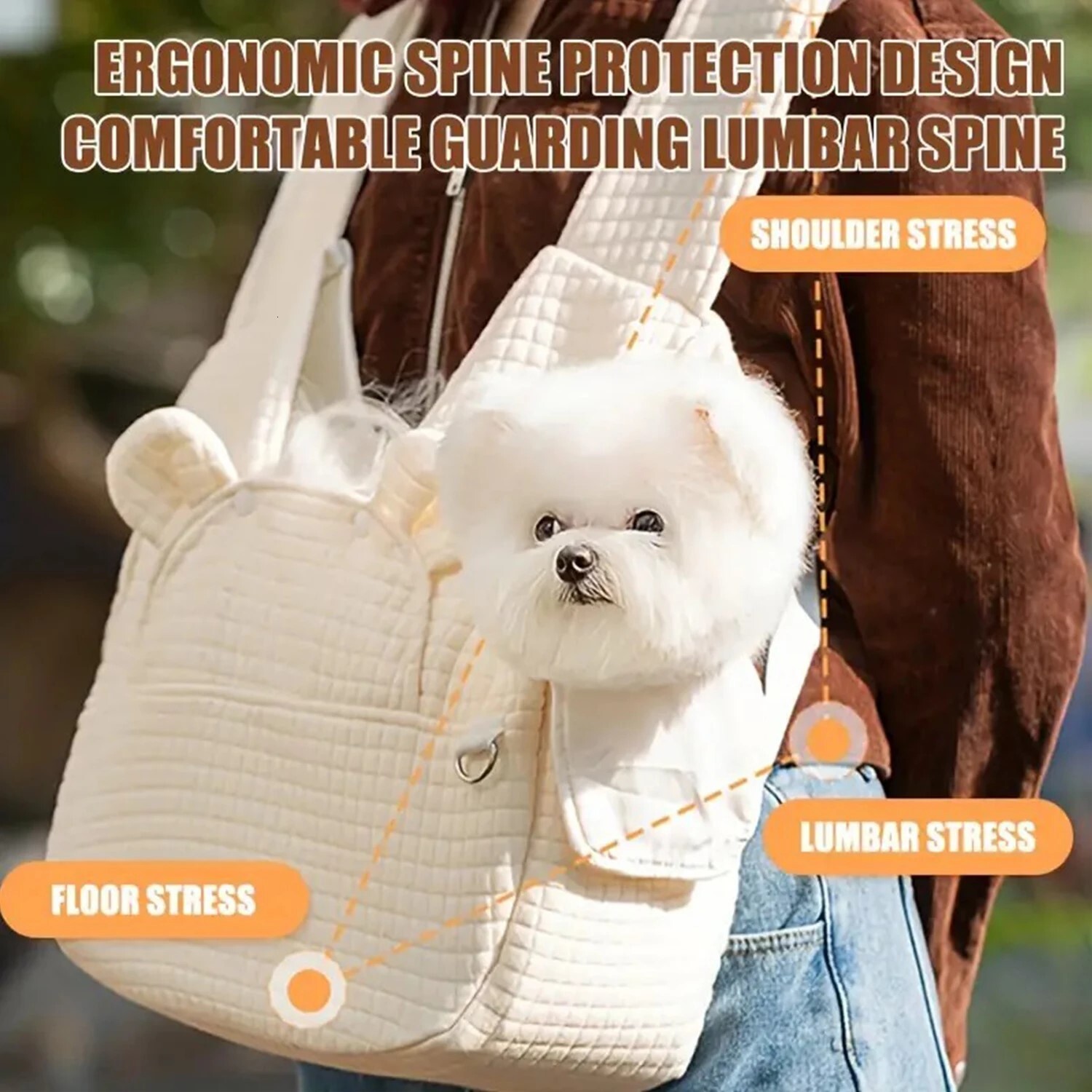 Pet Outdoor Minimalist Cross Chest Backpack Designer Portable Bag