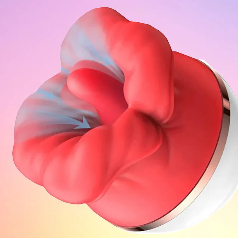 Silicone Tongue Clitoral Licking Minppie Clit Sucker Clitoris Stimulator vibrant Sucking Rose Vibrator Sex Toys for Women 241104
