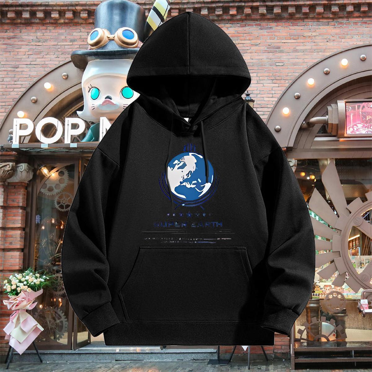 Fashion New Hoodie Breathable Drawstring Hoodie Warm Hoodie Pullover Plus Size Cartoon Tops Home Outdoor Cotton 350g