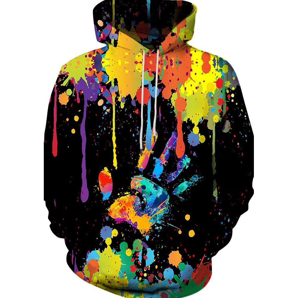 Hoodie for Mens Unisex 3D Print Hoodies Graphic Space Pullover Hooded Sweatshirts for Men Women Graphic Hip hop style fashion cool