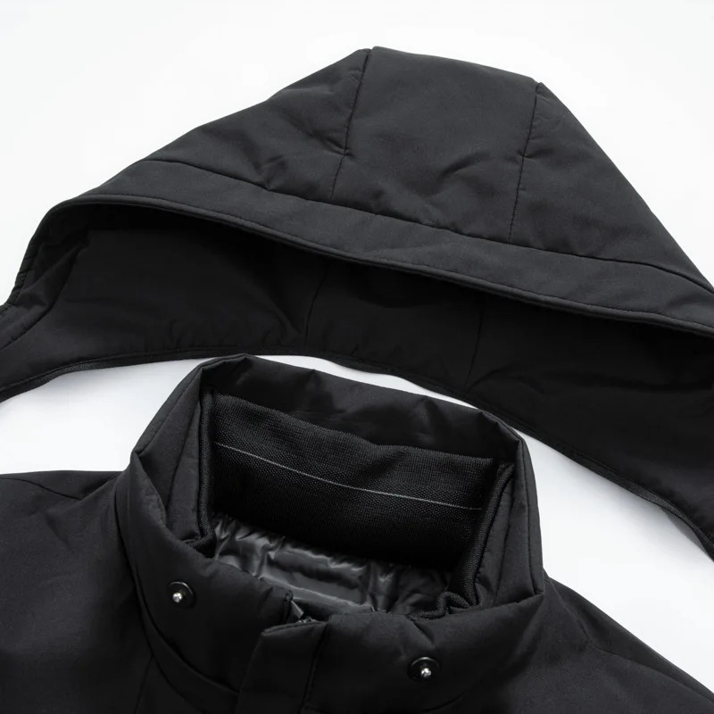 Winter New Detachable Inner Tank Goose Down Men's Middle Aged Business Warm Dad's Coat