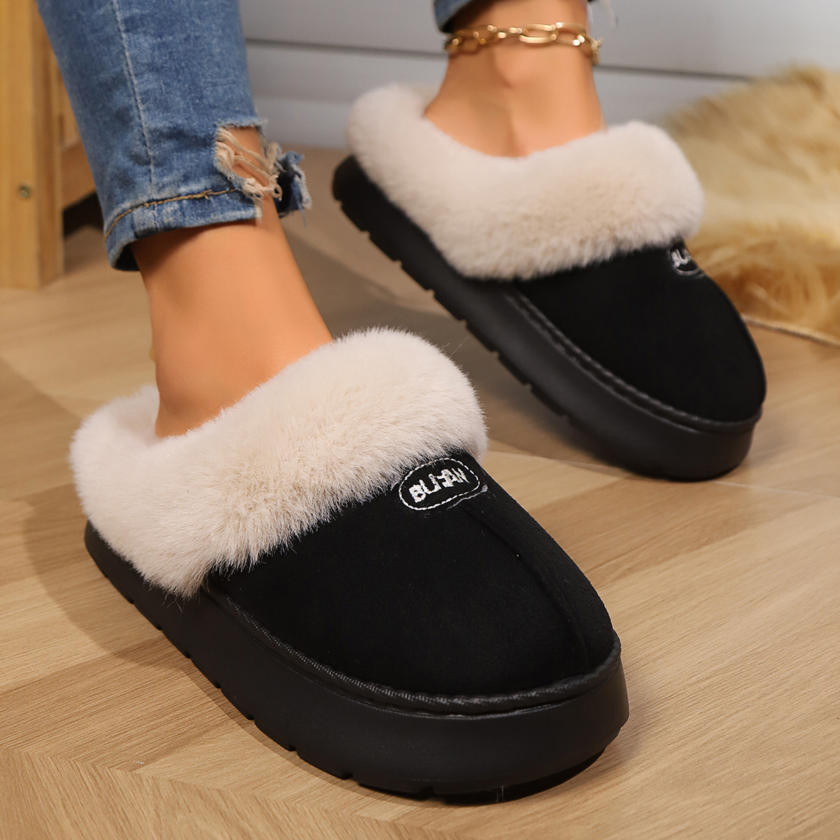 2024 new free shipping slides designer women shoes thick soled cotton flat bottom slippers womens slipper sandals sliders
