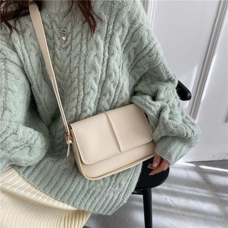 2025 Designer 2024 New 3 Autumn/Winter Solid Color Fashion Small Square Single Shoulder Crossbody Bag for Women
