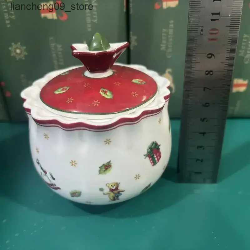 Christmas Decorations German Christmas Biscuit Plate Rectangular Cup Salad Dessert Plate Fruit Rack L240910