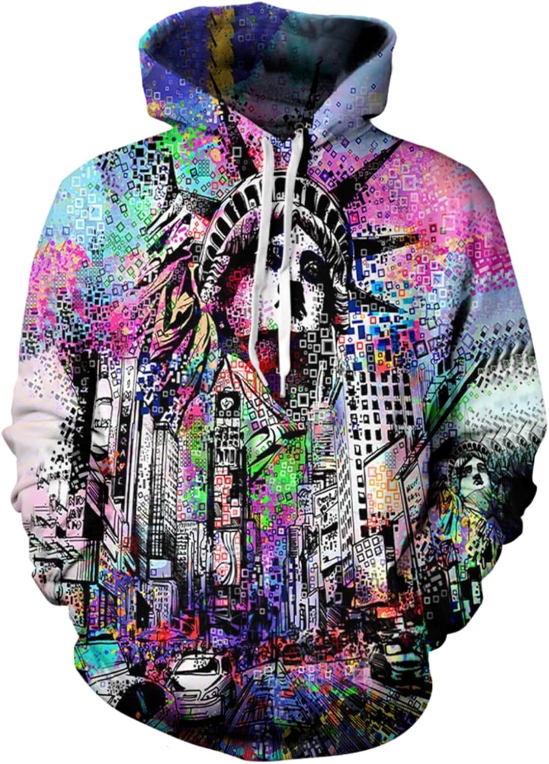 Hoodie for Mens Womens Mens And Womens Hip Hop Hoodie Street Novelty Hoodies 3d Printed Pullover Casual Sweatshirts Graphic Hoodies sweatshirt Pullove