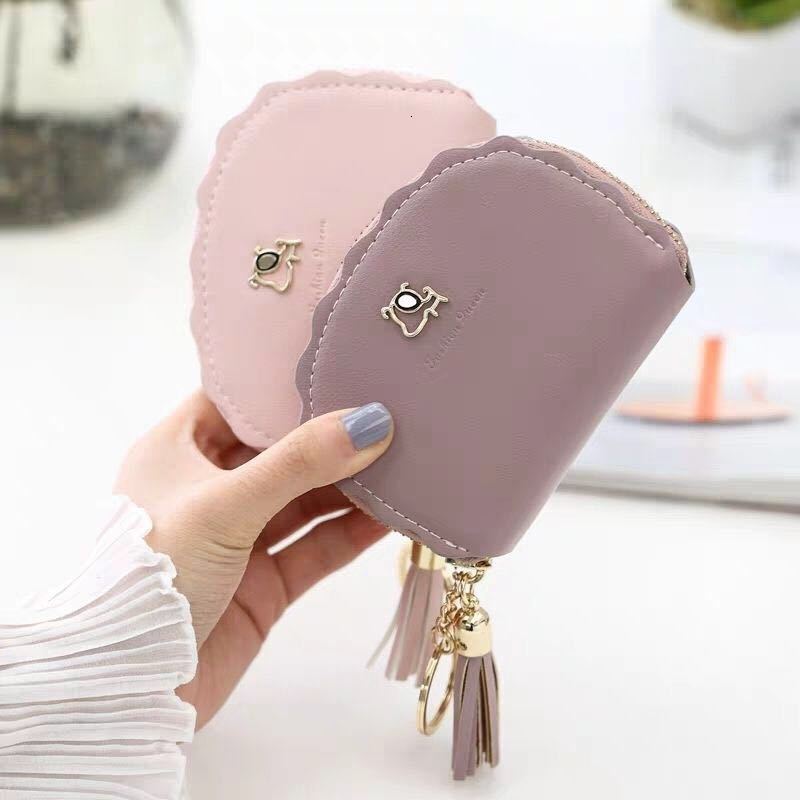 Tassel Bag Women's Korean Cute Personalized Mini Multi Card Small Fresh Large Capacity Handbag Simple Zero Wallet