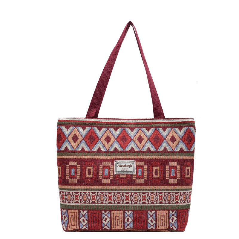 Large capacity canvas bucket 2024 versatile single shoulder crossbody internet famous commuting mommy bag for women #11 dc5c3