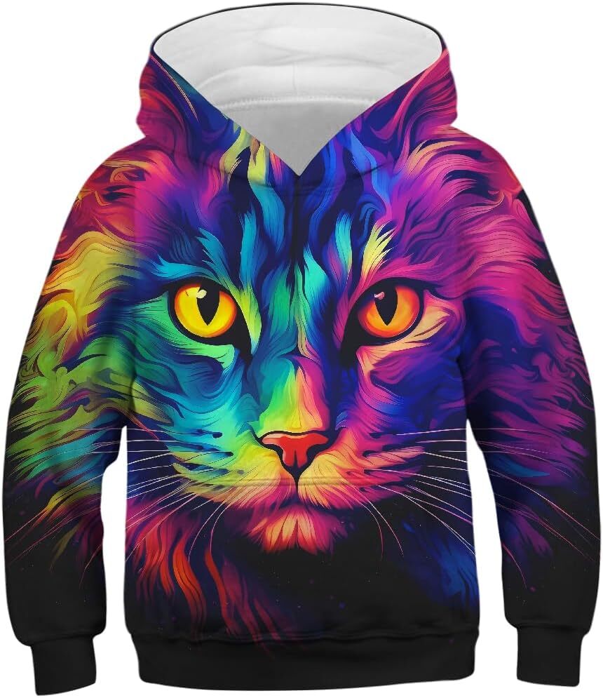 Hoodie for Mens Womens Hoodie Pullover Galaxy Wolf Sweatshirts 3D Cool Top Graphic Hoodies sweatshirt keep warm cool