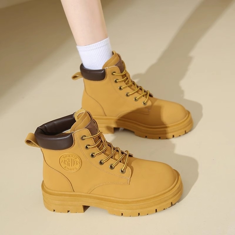 Tan Patchwork Mid Calf Women Sexy Pointy Toe Front Lace Up High Heel Shoes Outfit Ladies Trendy Party Mixed Color Boots