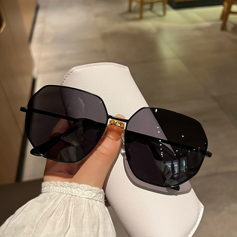 New For Men Enlarged Widened With A Slimming And Transparent Polarized Sunglasses Metal Driving F10.15-5.5 bad38