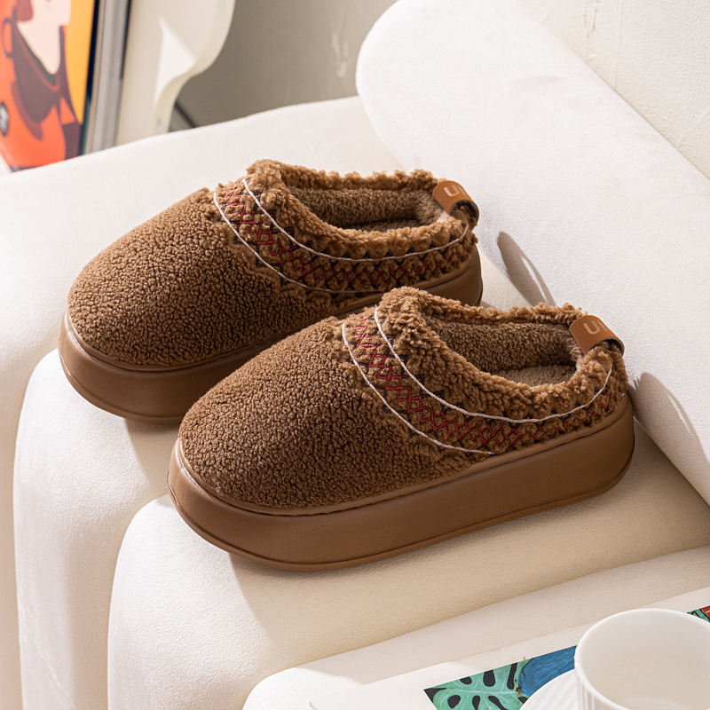 Designer Furry Slippers for Women - Flat Bottom Slipper Sandals Slides with Free Shipping 7245