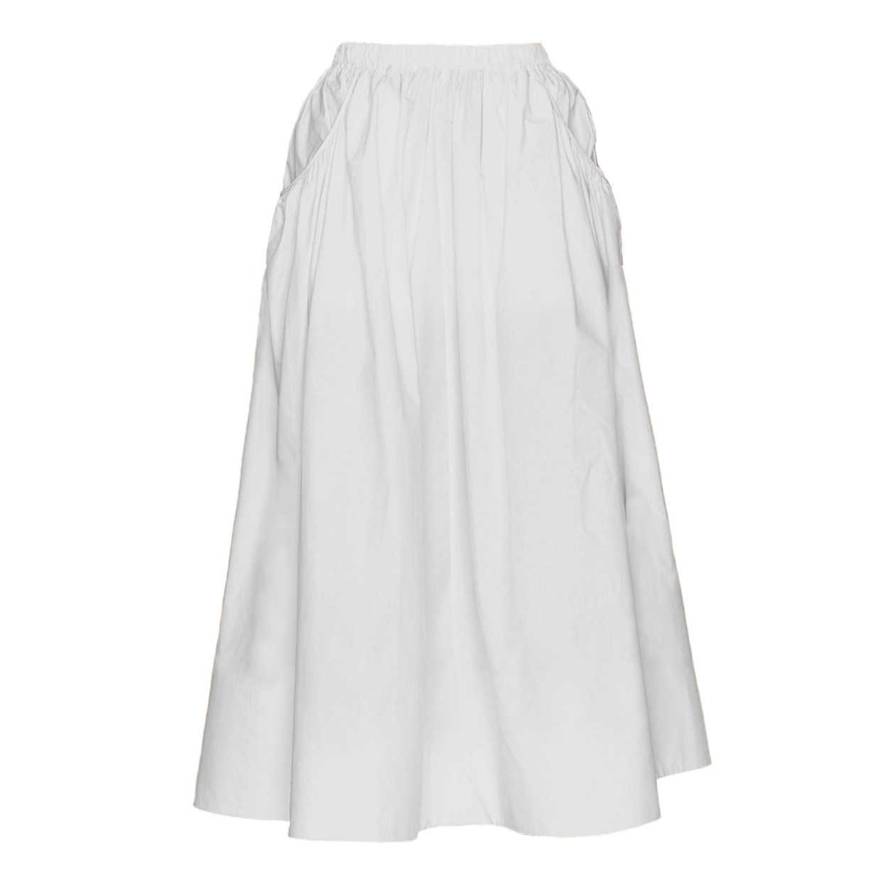Women Long Casual Skirt WoMens Autumn And Winter Boutique Pocket Umbrella Skirt Fashionable High Waisted Large Swing Skirt 241023