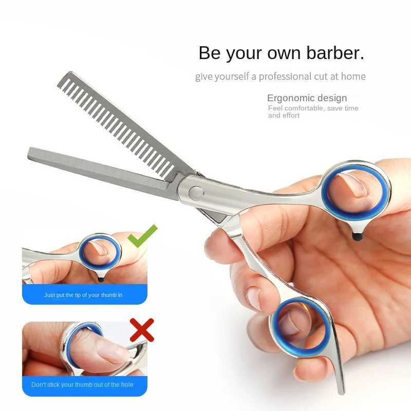 Hairdressing Scissors 6 Inch Hair Scissors Professional Cutting Thinning Scissors Barber Shear AccessoriesXJ2411