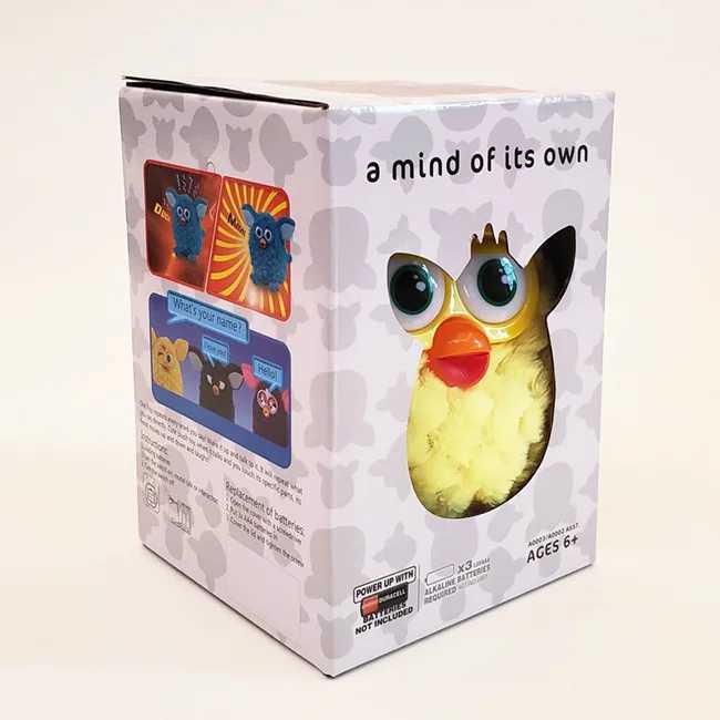 Electronics Robots With Box Electronic Pets Interactive Toys Phoebe Firbi Pets Owl Elves Recording Talking Hamster Smart Toy Doll Furbiness boom J2411