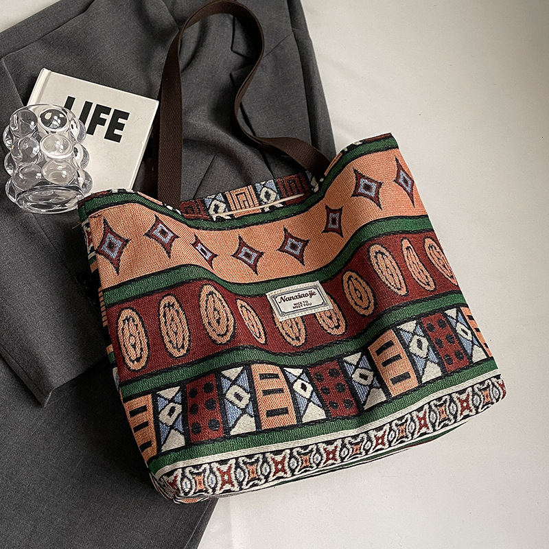 Large capacity canvas bucket 2024 versatile single shoulder crossbody internet famous commuting mommy bag for women #11 dc5c3