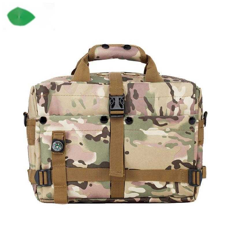 tactical camouflage single shoulder backpack men's messenger computer bag military fan canvas outdoor leisure commuter handbag 241115