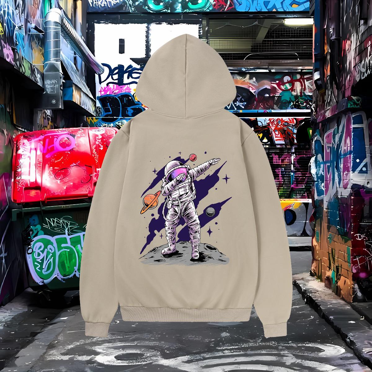 DIY Hoodie Men Long Sleeve Drawstring Cool Design Couples Hoodie DIY Printed Tops Spring Autumn 350g Cotton