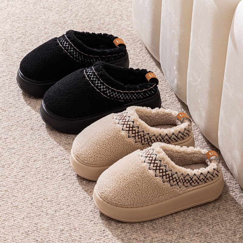 Designer Furry Slippers for Women - Flat Bottom Slipper Sandals Slides with Free Shipping 7245