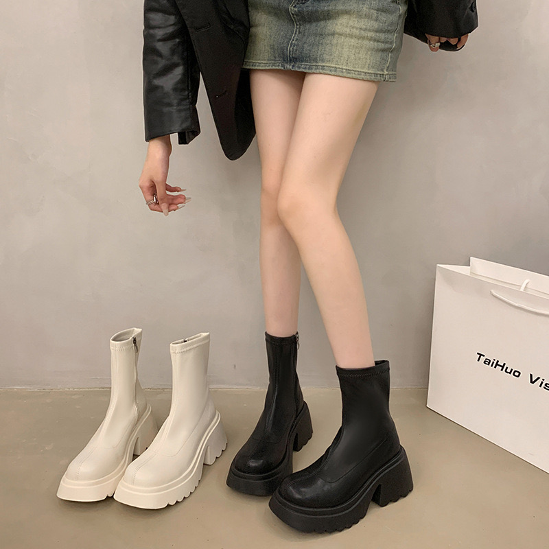 2025 new Racing Motorcycle Boots moto Protective Gear Motocross Leather Long Shoes anti-slip Waterproof