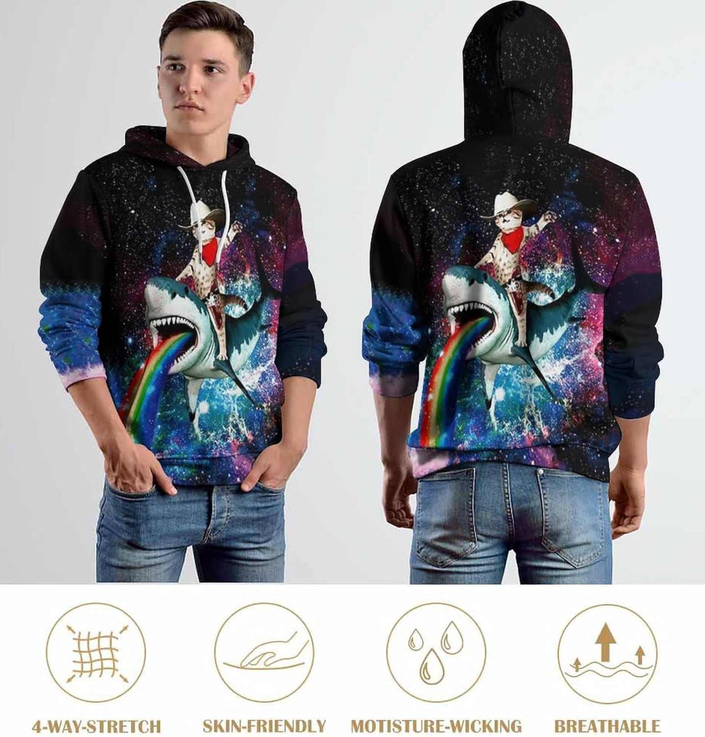 Hoodie for Mens Womens Pullover Hoodie 3D Novelty Graphic Hooded Sweatshirt Hoodies for Men Graphic Hoodies sweatshirt Hip hop style fashion
