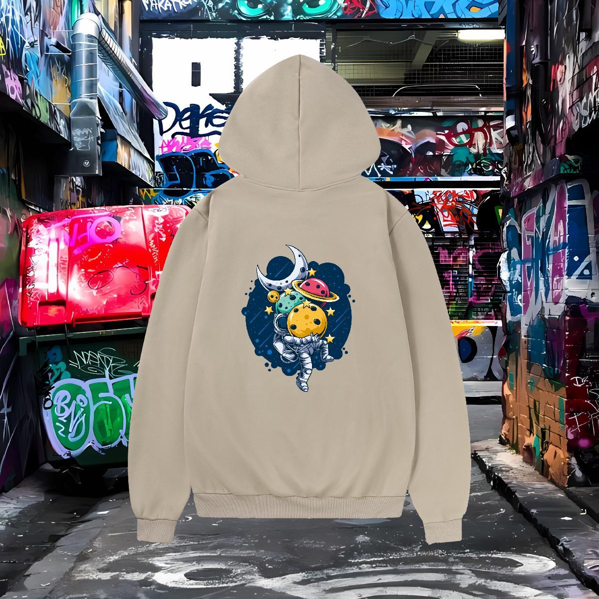 Fashion Casual Hoodie Men Drawstring Long Sleeve Cool Design Men's Hooded Sweatshirt Custom Printed Pullover Hoodie Sport Velvet Thick