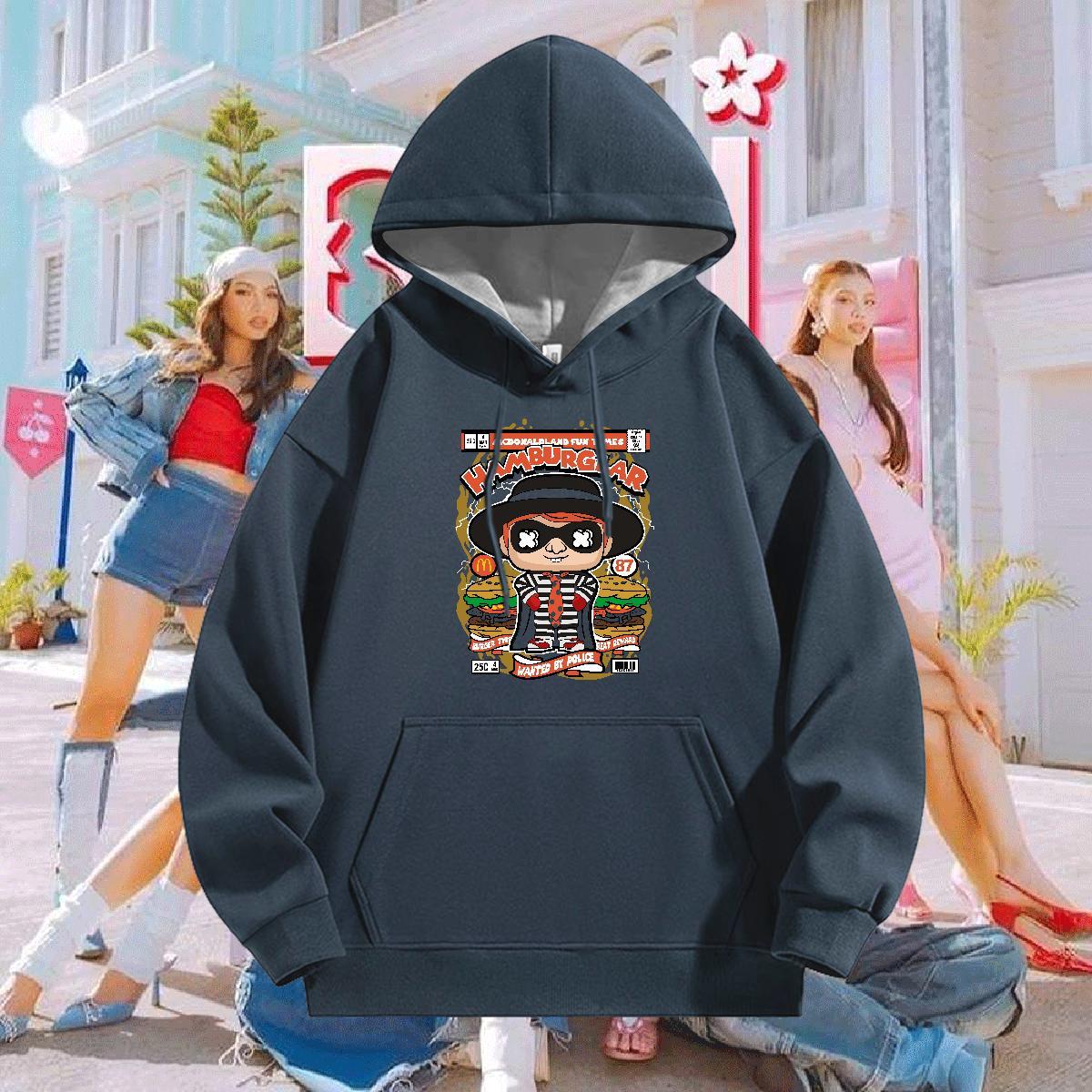 2024 Autumn Winter Men Sweatshirt hoodie Breathable Drawstring Hoodie Cool Design Hoodie for Man Woman Cartoon Print Top Hoodie Sport 350g Cotton