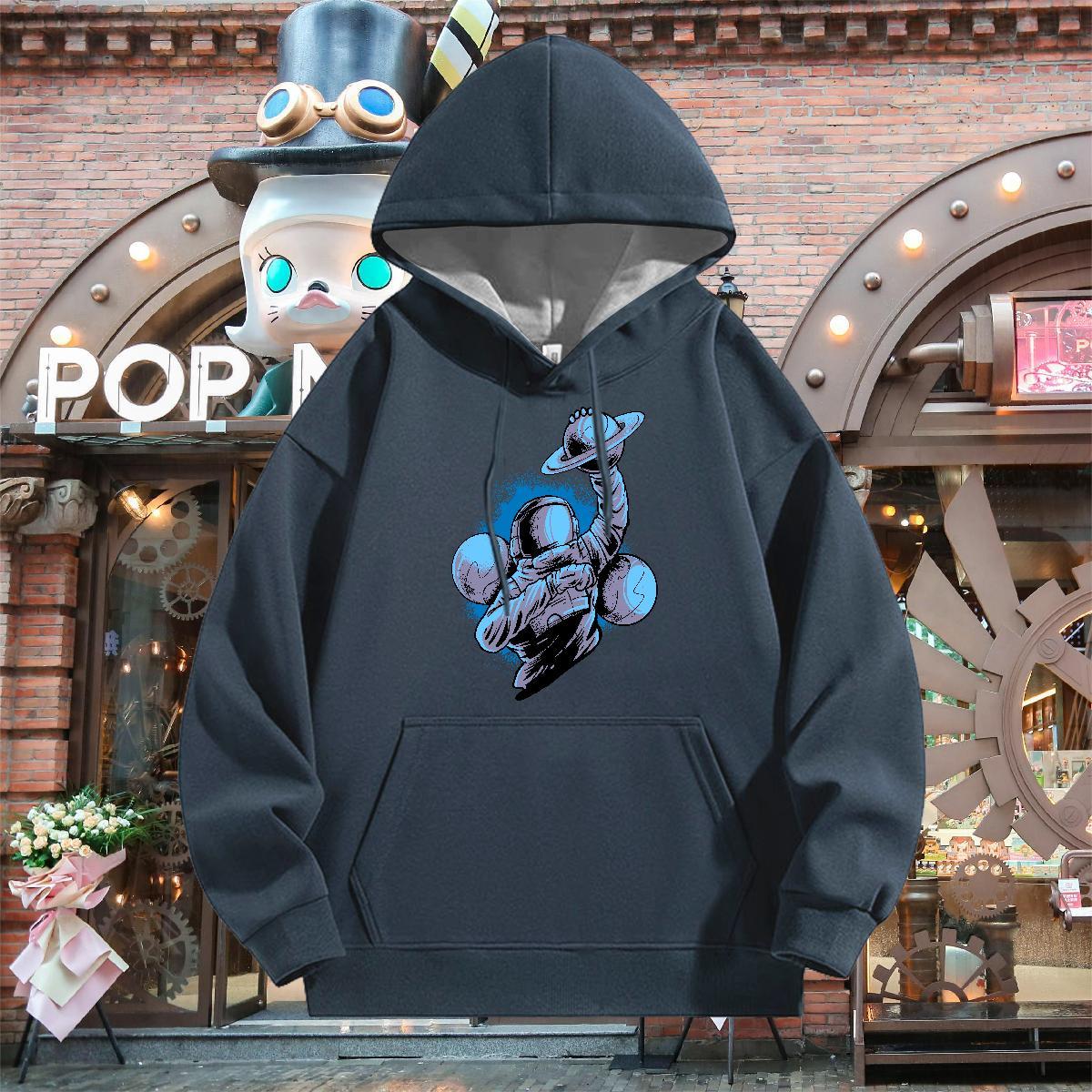 Fashion Man Hoodie Long Sleeve Drawstring Cool Design Men Hoodie Graphic Tops Hoodie Anime Printing Street 350g Cotton