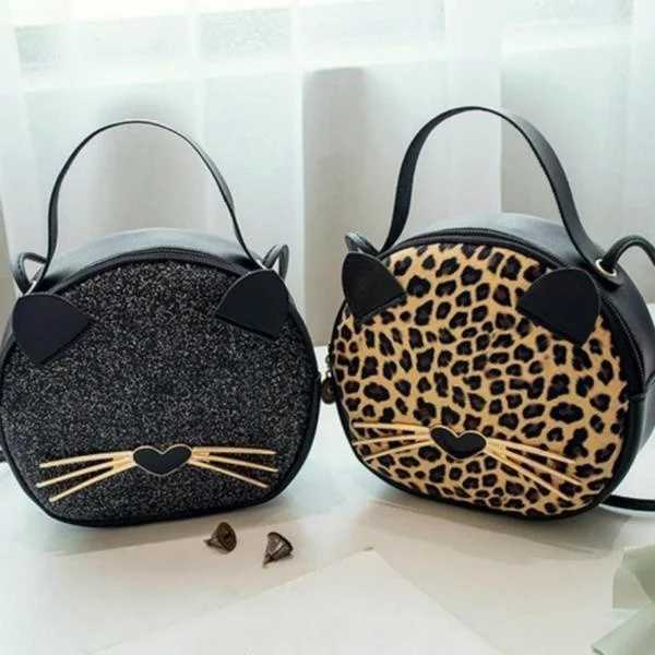 Fashion Women Animal Leopard Shoulder Bag Tote Purse LX241104