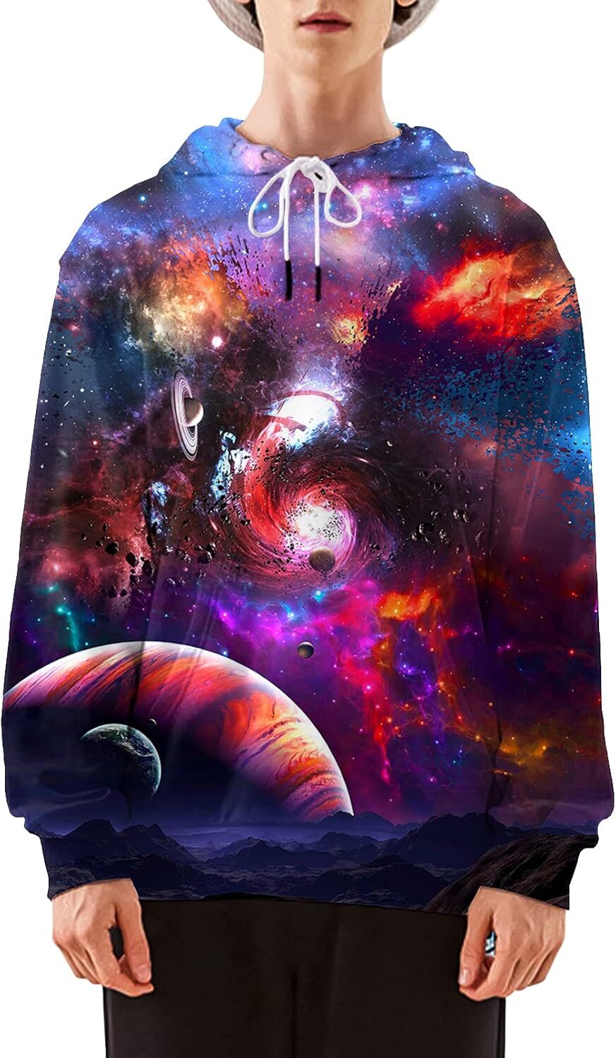 Hoodie for Mens cool Fashion Unisex 3D Printed Graphic Novelty Hoodie Pullover Hooded Sweatshirts with Pocket Graphic Hip-hop