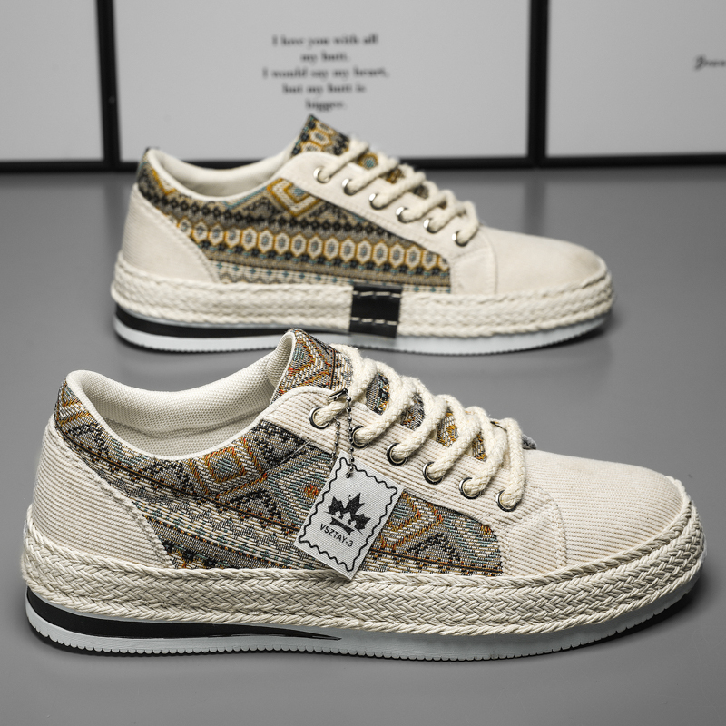 2025 New Designer Men's Flat Canvas Shoes Classic Yuppie Casual Walking Shoes Outdoor Sports Men's Shoes Fisherman Sports Shoes Men