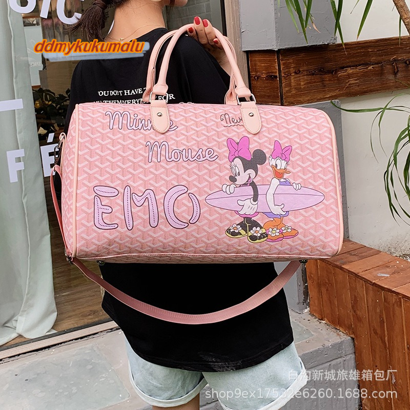 2024 New Large Capacity Travel Cartoon Classic Fiess Short Distance Handheld Lage Waterproof Storage Bag #35 kukumalu