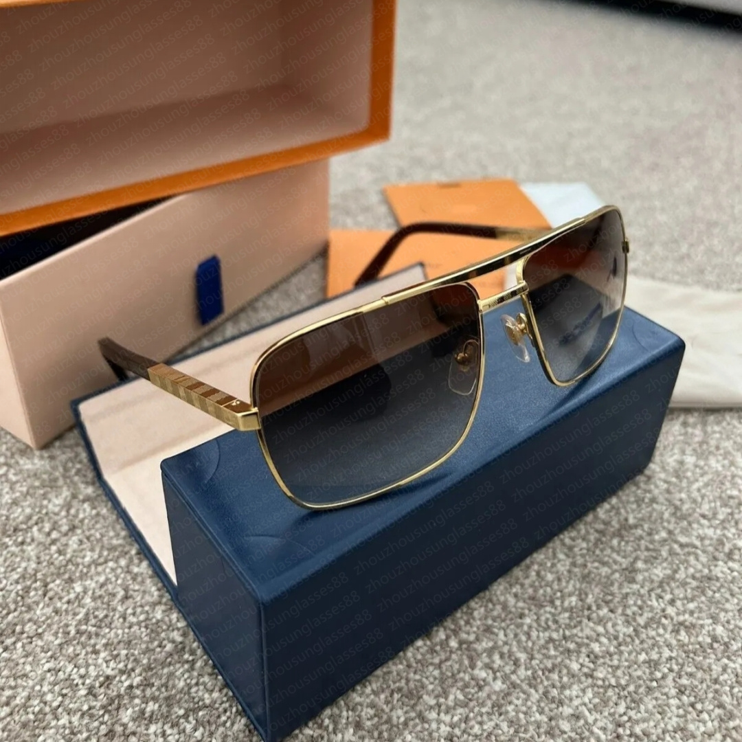 Fashion designer sunglasses Men classic attitude 0259 Metal square frame Popular retro avant-garde outdoor uv 400 protection sunglasses Top Quality 2025 Women