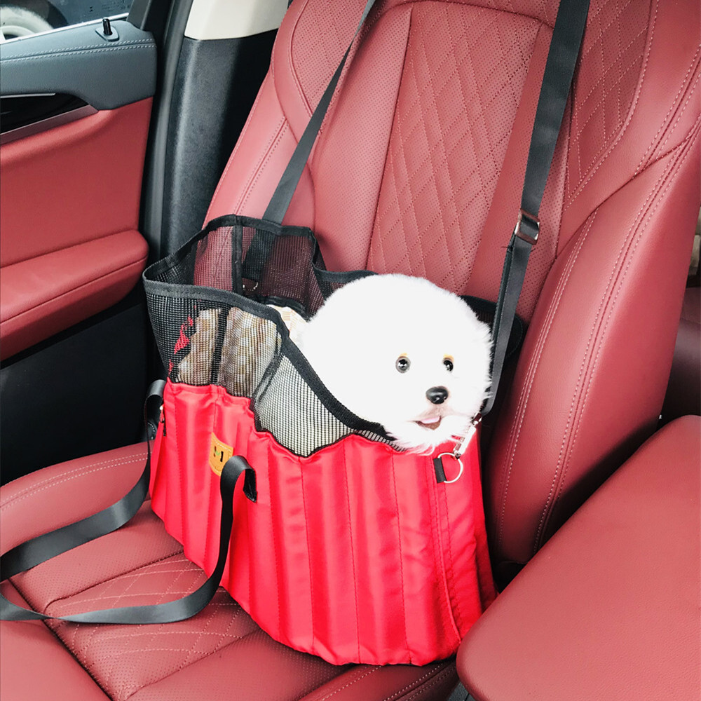Foldable Travel Dog Strap Car Seat Designer Non Slip Dog Strap Pet Cat Shoulder Handbag Foam Cotton Column Sandwich
