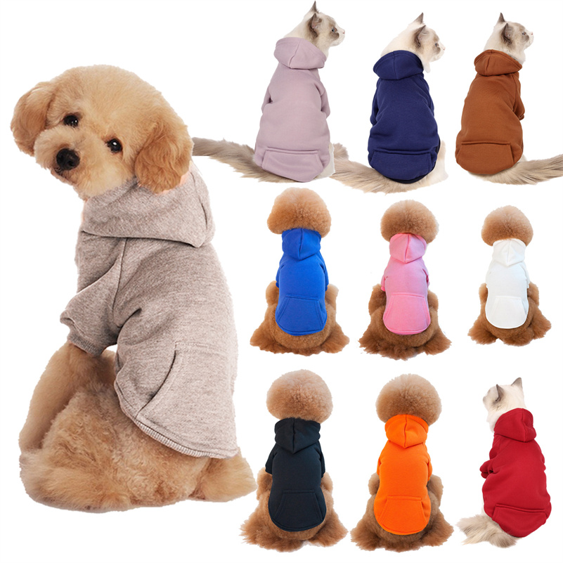 Spring Hoodies Clothes Overalls Pet Jumpsuit Puppy Cat For Dog Coat Thick Pets Dogs Clothing Chihuahua York