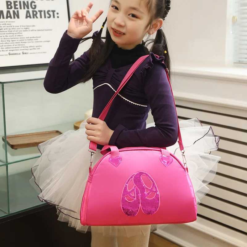 Childrens Handbag for Girl Fashion Sweet Princess Causal Ballerina Dance Bag Versatile Kids School Ballet Class Crossbody Bag LX241104