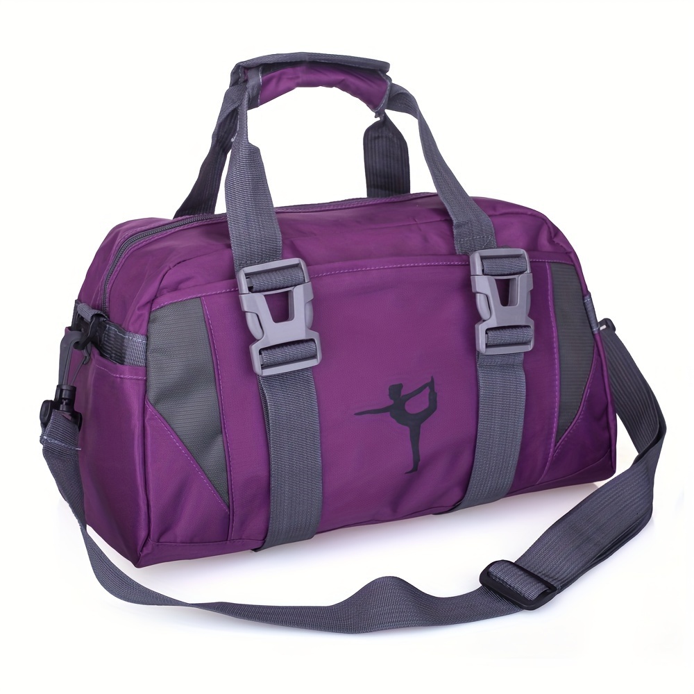 Portable fitness bag - suitable for yoga, travel, and exercise - waterproof, large capacity, and durable