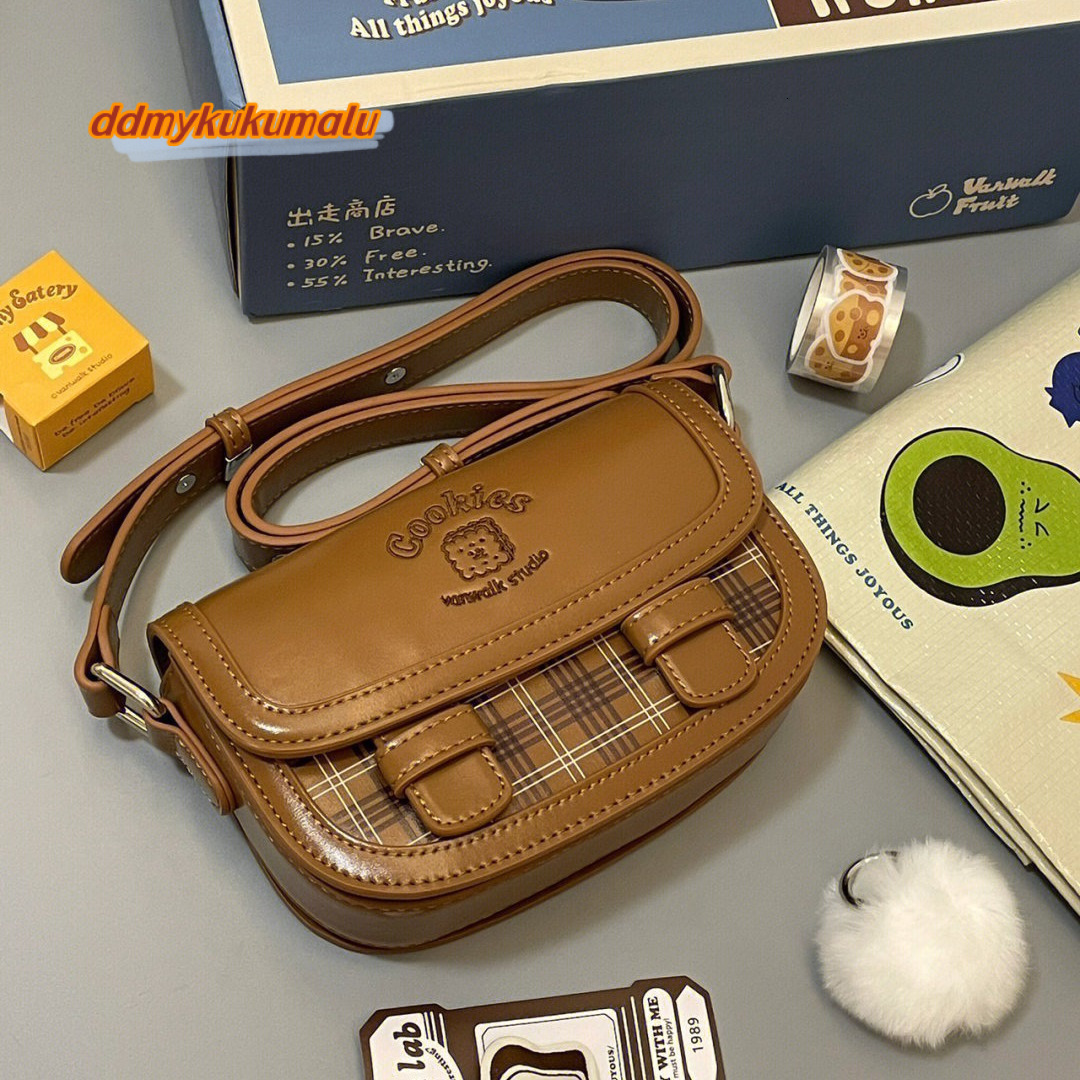 2024 New Bakery Sweet and Cute Girl Cambridge Underarm Tofu Bun High end Crossbody Shoulder Bag #30 kukumalu