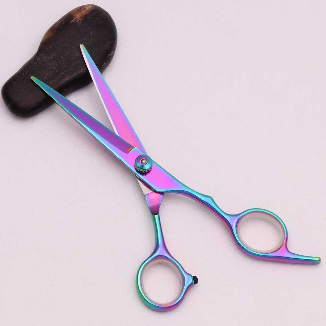 6 Hair Scissors Professional Cutting Shears Thinning Hairdressing Razors Com Set Salon Barber Home Japan Steel DropshippingXJ2411