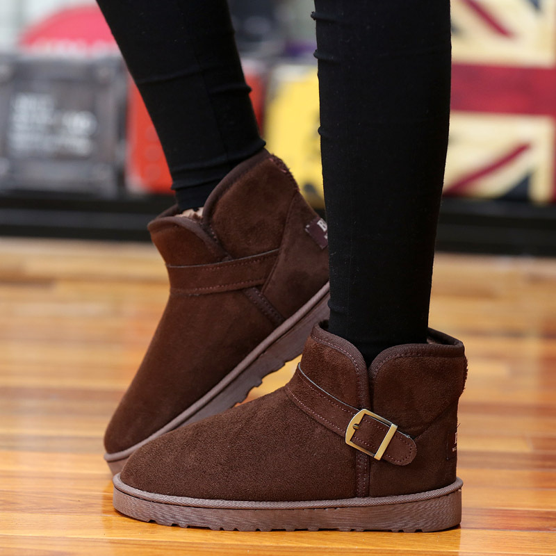2024 free shipping designer snow fur furry flurry winter boots ankle work shoes platform martin boot mens booties