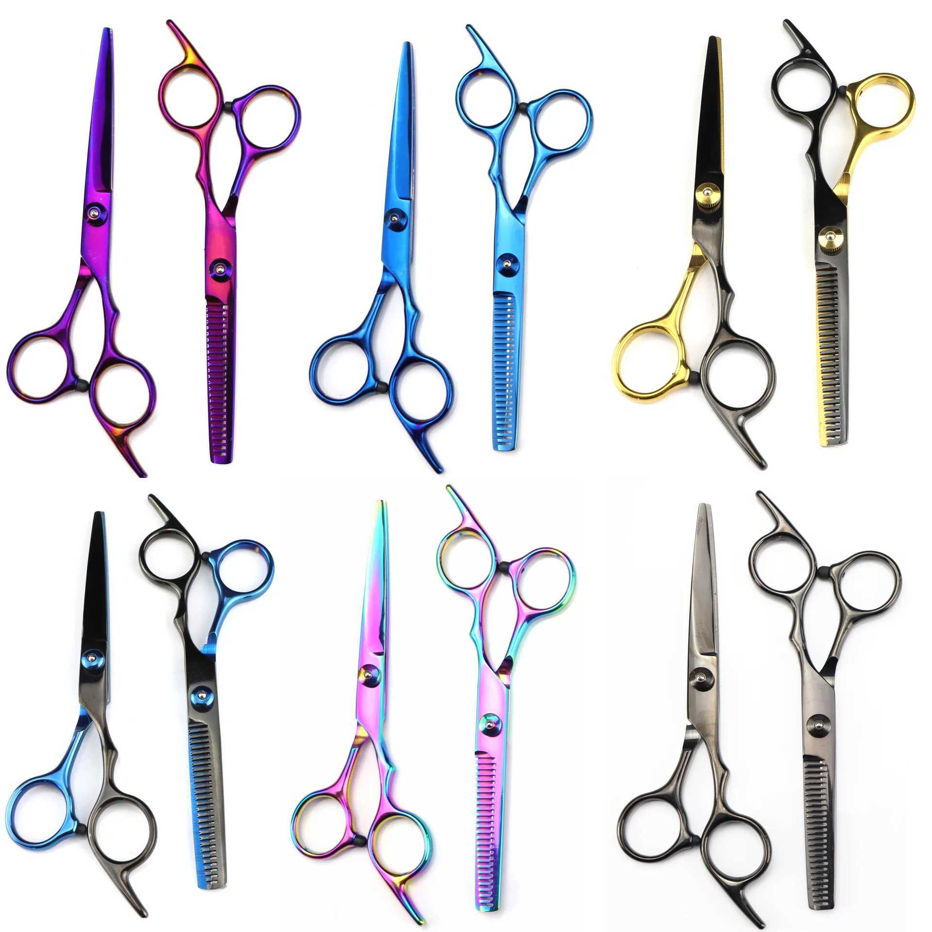 6inch Cut Well Hair Professional Hairdressing Scissors Barber Hair Scissors Thinning Scissors For Hairdresser Hair Styling ToolsXJ2411