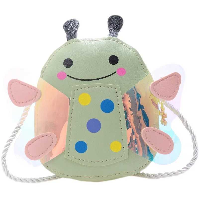 New Cute Childrens Bag PU Shoulder Bag Girl Korean Leisure Crossbody Bag Small Insect Zero Wallet LX241104